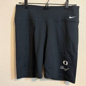 Nike Women's Large Black Bike Shorts Oregon Ducks